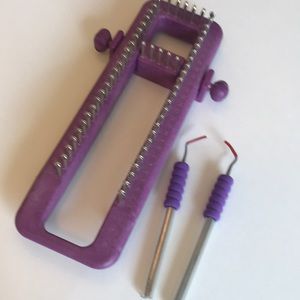 Adjustable Sock Loom Kit With Hook Knitting Loom Craft Tool Socks